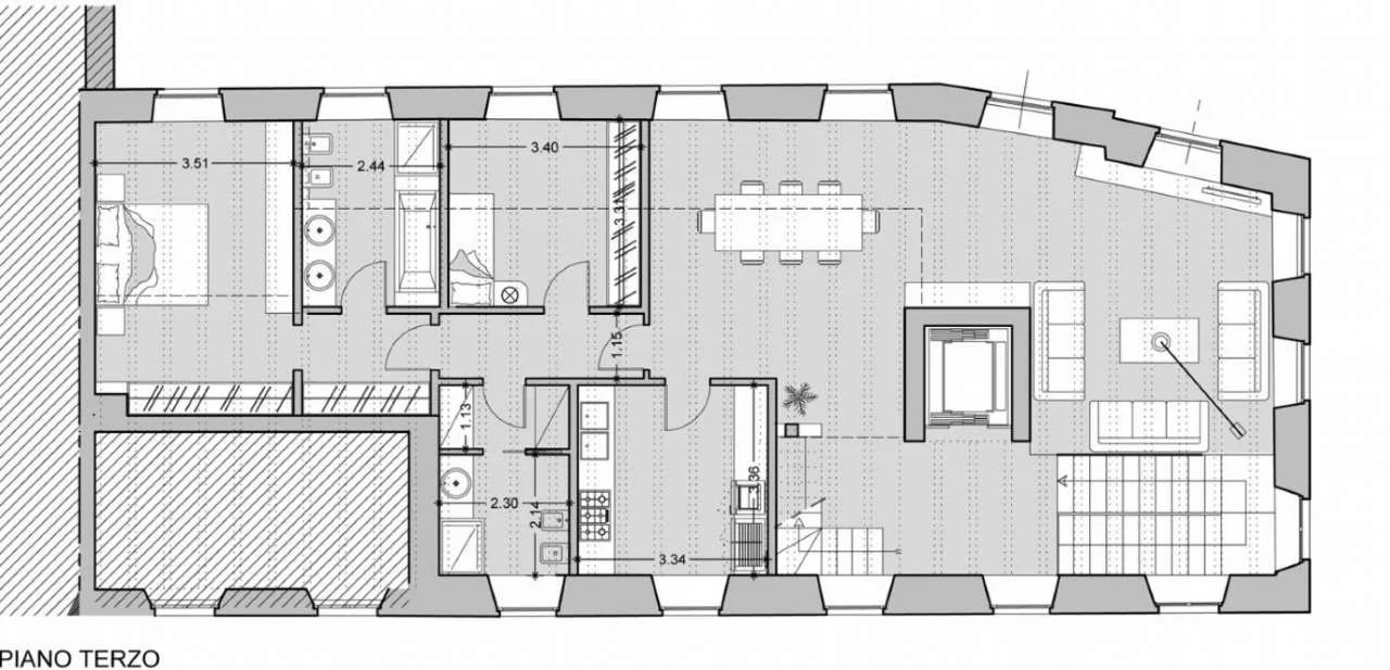 Attico in Vendita a Bergamo Via Pradello