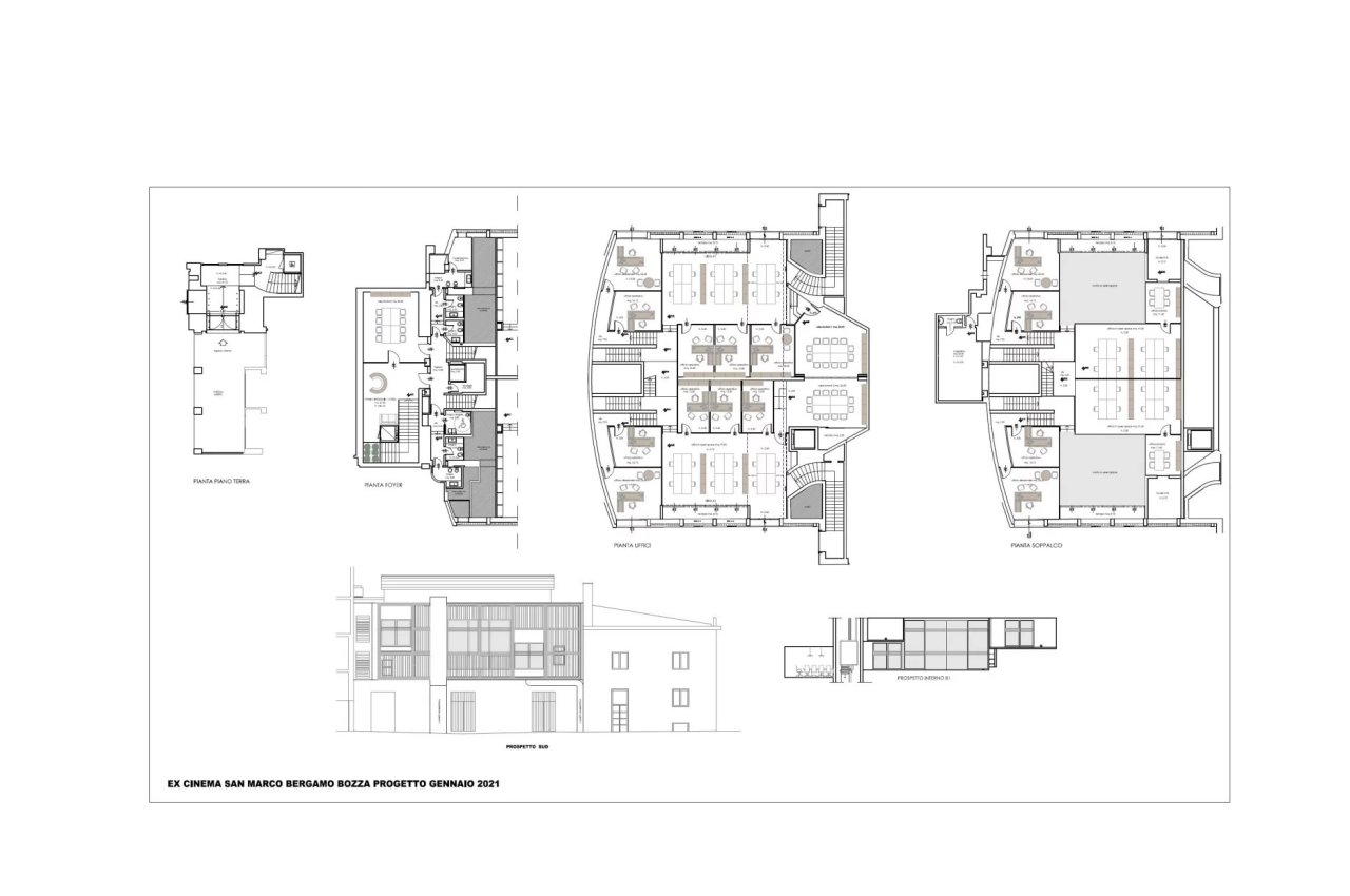 Ufficio in Vendita a Bergamo Introvabile ufficio su due livelli