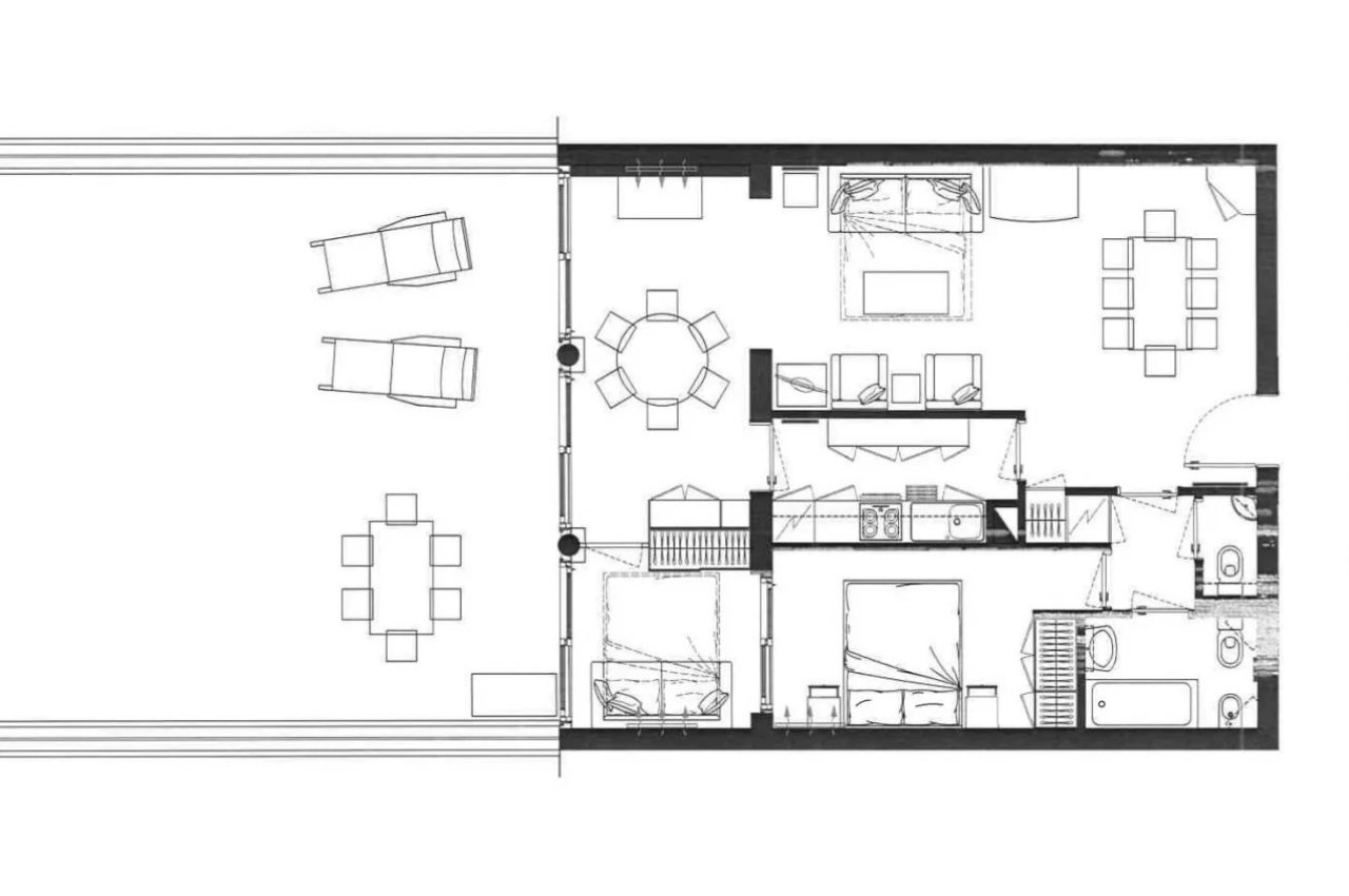 Trilocale in Vendita a  Splendido trilocale con piscina